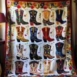 Bellezza del Boot Scootin' Coperta Trapuntata