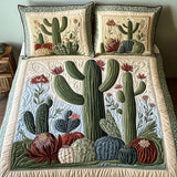 Set di Biancheria da Letto Trapuntata 3 Pezzi Deserto Botanico