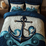 Set di Biancheria da Letto Trapuntata 3 Pezzi Mare del Balzo di By