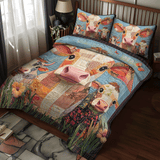 Set di Biancheria da Letto Trapuntata 3 Pezzi Bellezze di Bovine