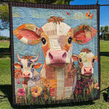 Bellezze Bovine Coperta Trapuntata