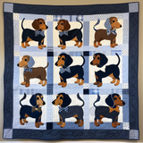 Bassotti con Papillon Coperta Trapuntata