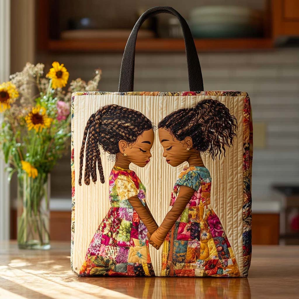 Anime Intrecciate Borsa Tote Trapuntata