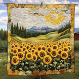 Fiore Luminoso Coperta Trapuntata