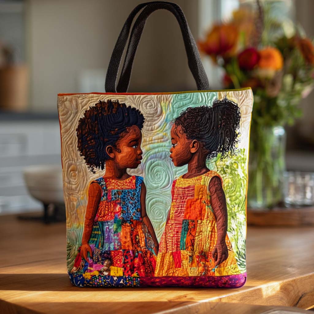 Fiori Luminosi Borsa Tote Trapuntata