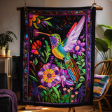 Colibrì Luminoso Coperta Trapuntata