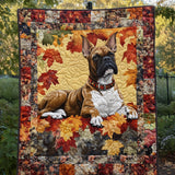 Cane Boxer Tigrato Coperta Trapuntata