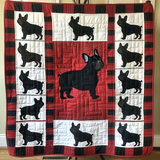 Viale del Bulldog Coperta Trapuntata