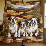Brigata di Bulldog Coperta Trapuntata