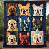 Bulldog Chic Coperta Trapuntata
