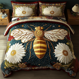 Set di Biancheria da Letto Trapuntata 3 Pezzi Beatitudine di Bumble