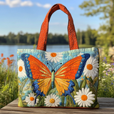 Sussurro della Farfalla Borsa Tote Trapuntata