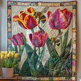 Bellezza Floreale Ronzante Coperta Trapuntata