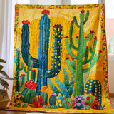 Paese delle Meraviglie di Cactus Coperta Trapuntata