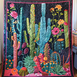 Sinfonia del Giardino di Cactus Coperta Trapuntata