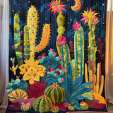 Oasi di Cactus Coperta Trapuntata