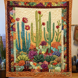 Oasi di Cactus Coperta Trapuntata