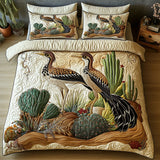 Set di Biancheria da Letto Trapuntata 3 Pezzi Ballerini del Cactus