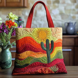 Delizia del Giardino di Cactus Borsa Tote Trapuntata