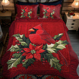 Set di Biancheria da Letto Trapuntata Fascino del Cardinale