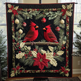 Cardinali Annidati Coperta Trapuntata