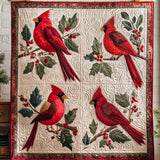 Quartetto di Cardinali Coperta Trapuntata