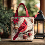 Cardinale d'Inverno Borsa Tote Trapuntata