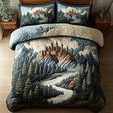 Set di Biancheria da Letto Trapuntata 3 Pezzi Castello di Keep