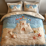 Set di Biancheria da Letto Trapuntata 3 Pezzi Rive del Castello