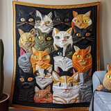 Sogno dell'Amante dei Gatti Coperta Trapuntata