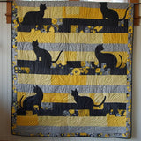 Sagoma di Gatto Coperta Trapuntata