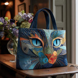 Fascino del Gatto Borsa Tote Trapuntata