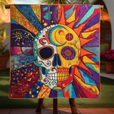 Calavera Celeste Coperta Trapuntata