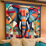 Elefante Incantevole Coperta Trapuntata
