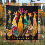Gallo Incantevole Coperta Trapuntata