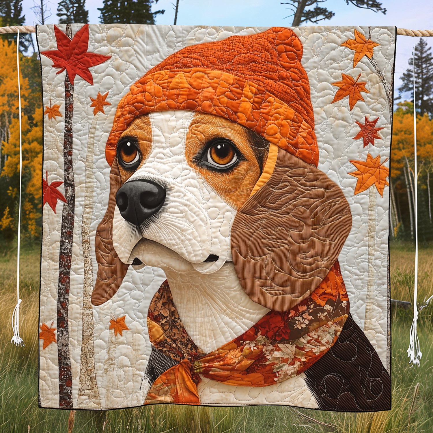 Beagle Incantevole Coperta Trapuntata
