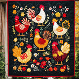Galline Incantevoli Coperta Trapuntata