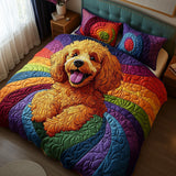 Set di Biancheria da Letto Trapuntata 3 Pezzi Cucciolo Chic