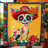 Chihuahua del Dia de los Muertos Coperta Trapuntata