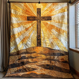 Croce Cristiana all'Alba Coperta Trapuntata