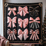Delizia del Fiocco di Natale Coperta Trapuntata