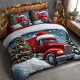 Set di Biancheria da Letto Trapuntata 3 Pezzi Giro del Natale di Cargo