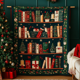 Biblioteca di Natale Coperta Trapuntata