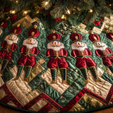Copri Base per Albero di Natale Trapuntato