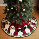 Papillon di Natale Copri Base per Albero di Natale Trapuntato
