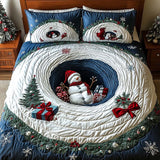 Set di Biancheria da Letto Trapuntata 3 Pezzi Natale di Portal