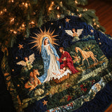 Stella di Natale Copri Base per Albero di Natale Trapuntato