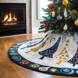 Gioia dell'Albero di Natale Copri Base per Albero di Natale Trapuntato