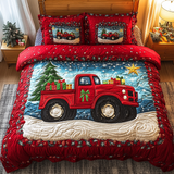 Set di Biancheria da Letto Trapuntata 3 Pezzi Trekking del Natale del Camion