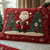 Gioia Natalizia di Babbo Natale Federa Trapuntata